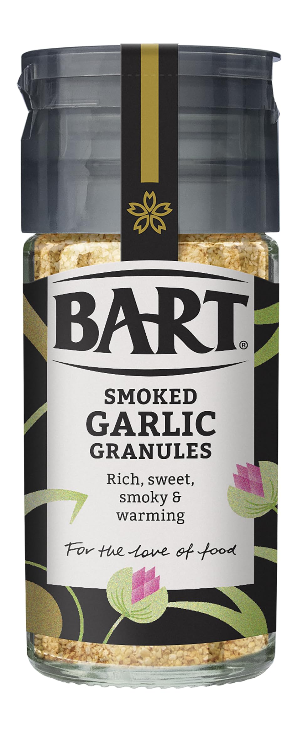 BART Smoked Garlic Granules - Oak Smoked | 6 x 52g Jars | Smoky & Sweet Flavour