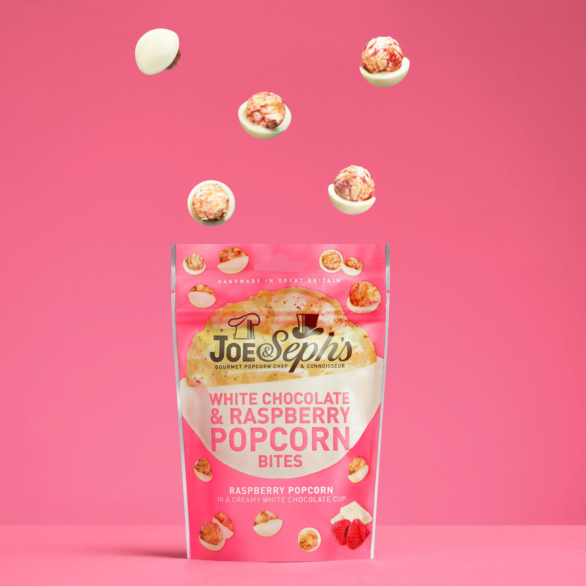 Joe & Seph's Chocolate Popcorn Bites - Milk Chocolate, Dark Chocolate & Raspberry White Chocolate | 448g