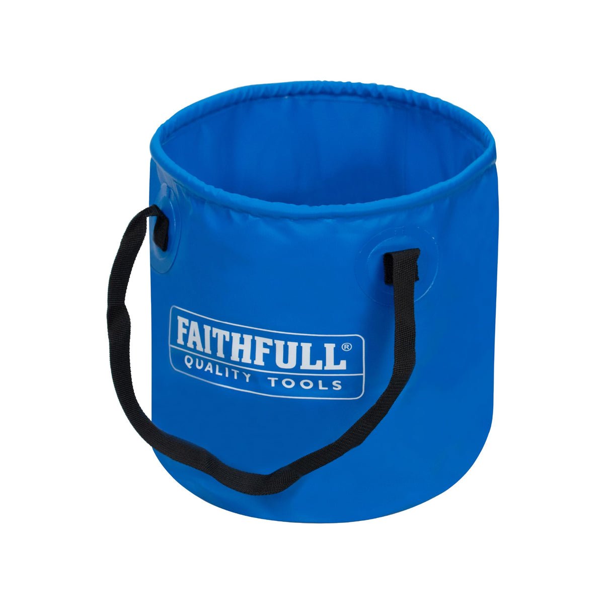 Faithfull 12 Litre Collapsible Bucket - Waterproof PVC | Lightweight | Compact Storage