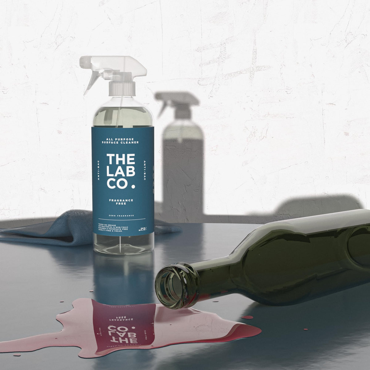The Lab Co. Antibacterial All-Purpose Cleaner - 750ml | Fragrance-Free | Plant-Derived Ingredients 6