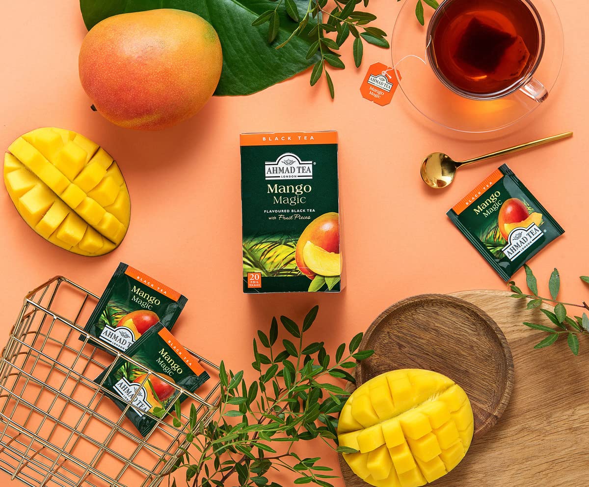 Ahmad Tea Mango Magic Black Tea - 20 Teabags (Pack of 2) 3