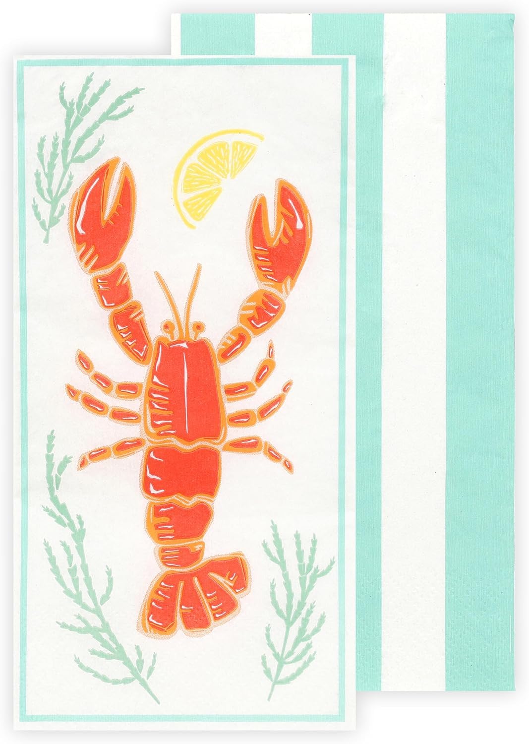 Talking Tables Lobster Napkins - Pack of 16 | Paper | Standard Size 7