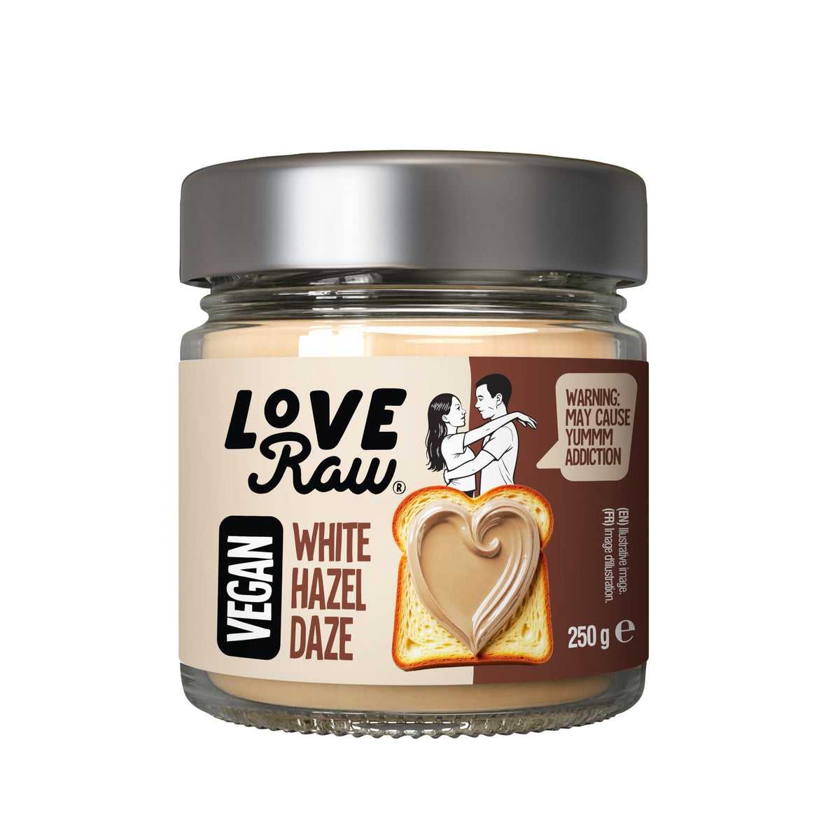 LoveRaw Hazel Daze Hazelnut Spread - Vegan, Palm Oil Free, 250g