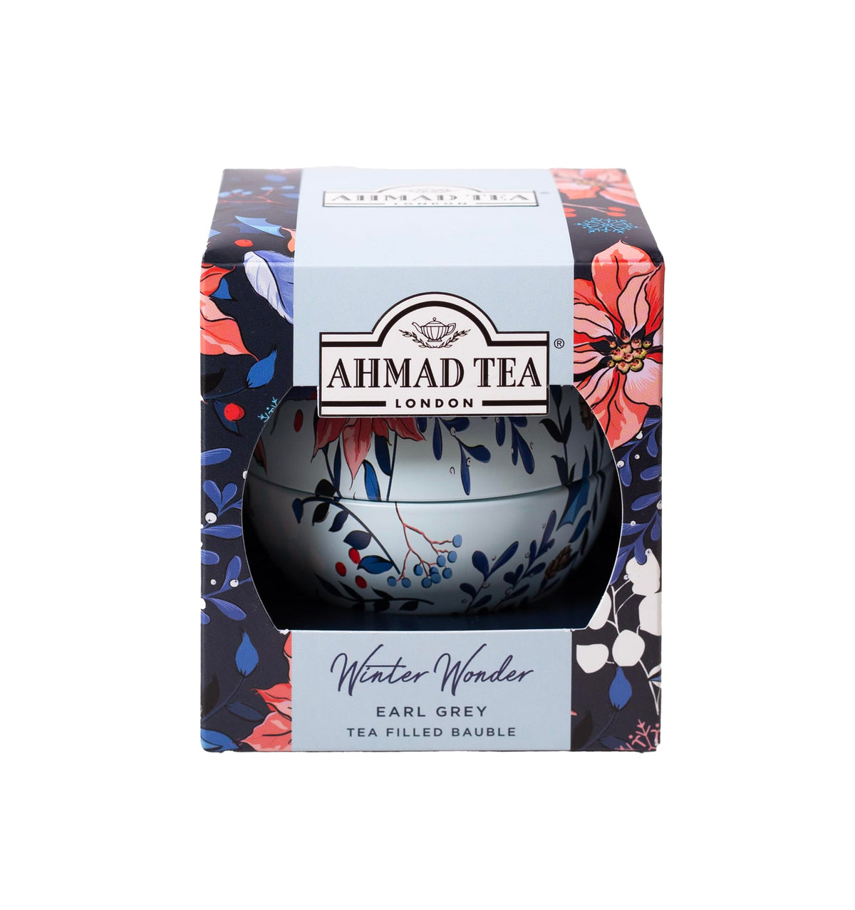Ahmad Tea Earl Grey Christmas Bauble - Loose Leaf Black Tea 25g | Festive Gift 1
