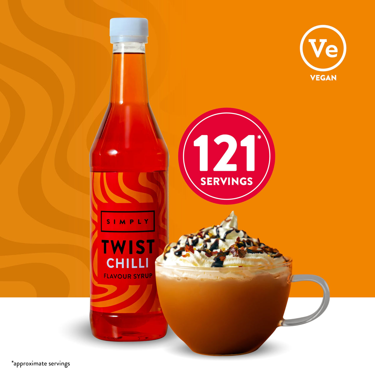 Simply Chilli Flavour Coffee Syrup - 485ml