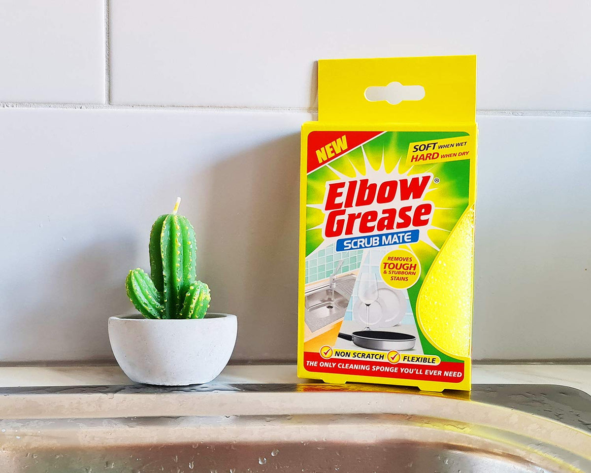 Elbow Grease Scrub Mate - Tough on Stains, Non-Scratch Cleaning | Pack of 1 7
