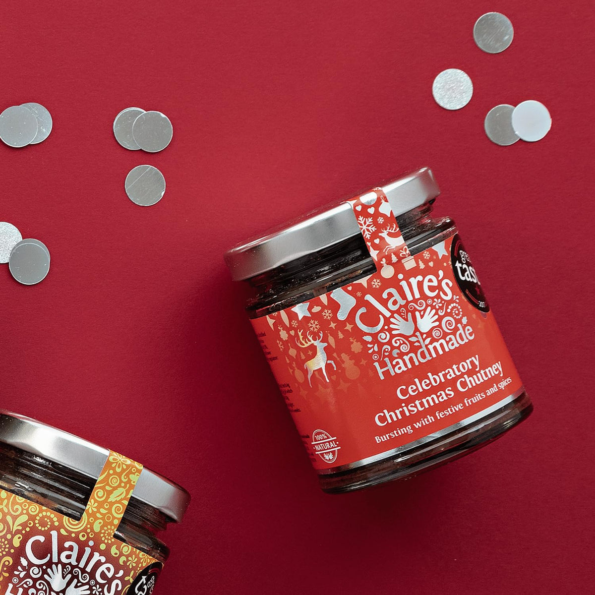 Claire's Handmade Celebratory Christmas Chutney - Apricot, Date & Prune - 200g 3