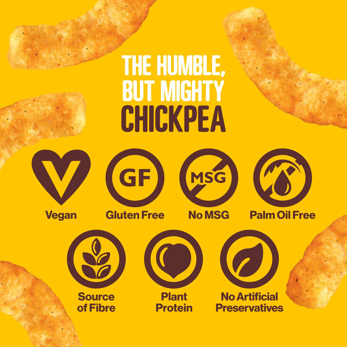 Hippeas Cheese Flavoured Chickpea Puffs Multipack - 10 x 78g Sharing Bags 3