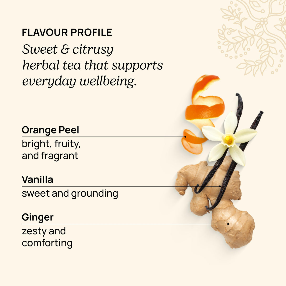 Yogi Ginger Orange with Vanilla Organic Herbal Tea - Supports Digestion | Immune Support | Promotes Relaxation