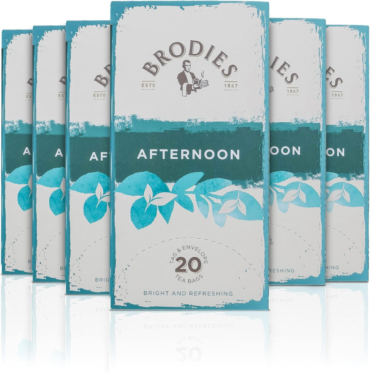 Brodies Afternoon Tea - 6 Boxes of 20 Tea Bags (120 Total)