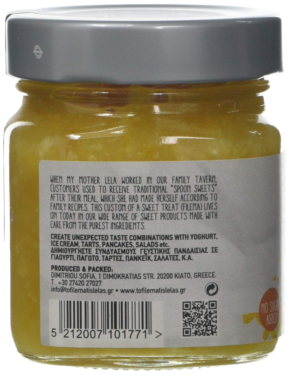 To Filema Tis Lelas The Juicy Orange Jam - 75% Real Fruit, No Added Sugar, Vegan | 2x240g