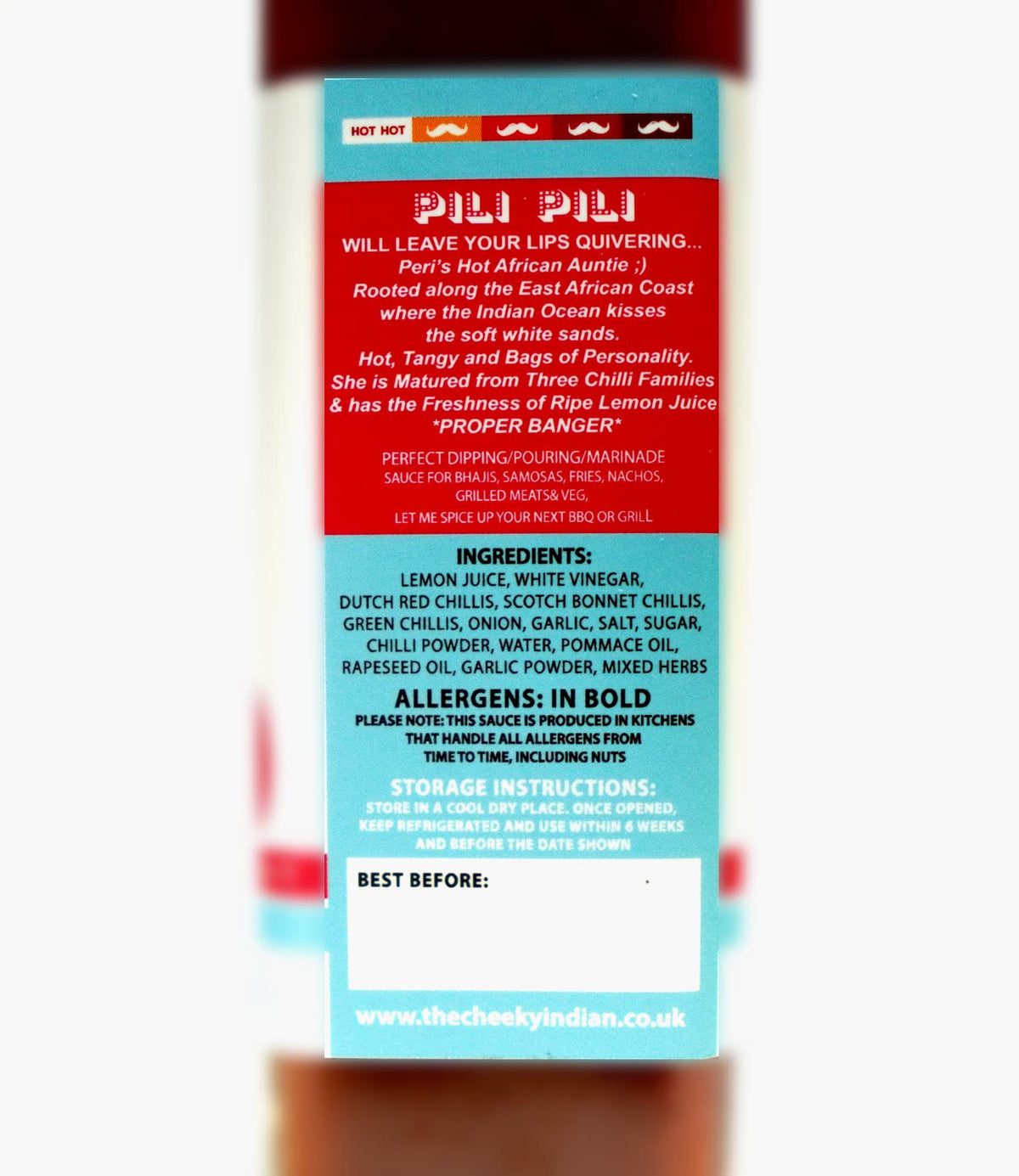 THE CHEEKY INDIAN Pili Pili Extra Hot Pepper Sauce - African & Indian Ocean Flavors | 270g 5