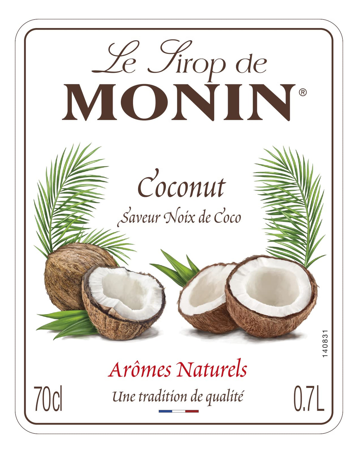 Monin Coconut Syrup - Intense Coconut Flavour | 700ml | Vegan-Friendly 5