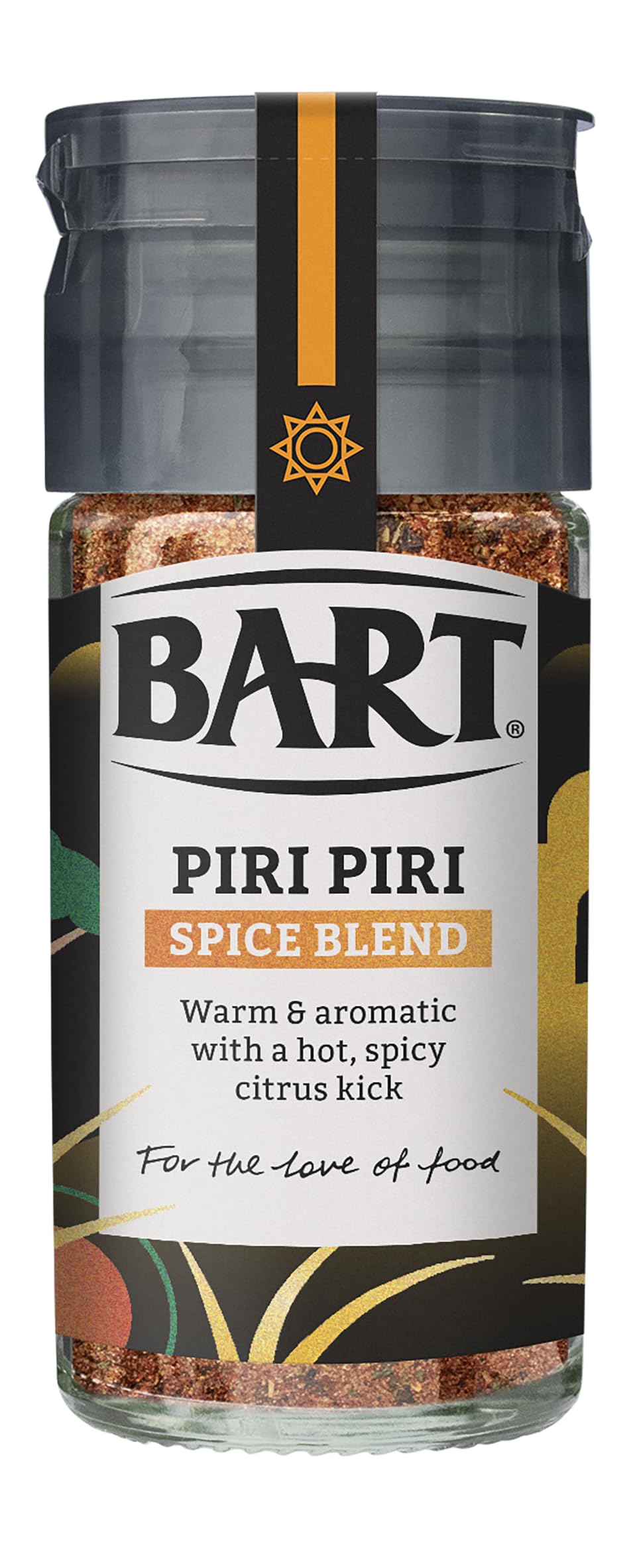 BART Piri Piri Spice Blend - 6 x 45g Jars | Hot & Spicy | Portuguese Style