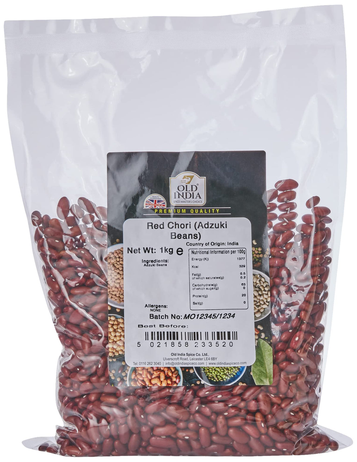 Old India Red Chori (Adzuki Beans) - 1kg