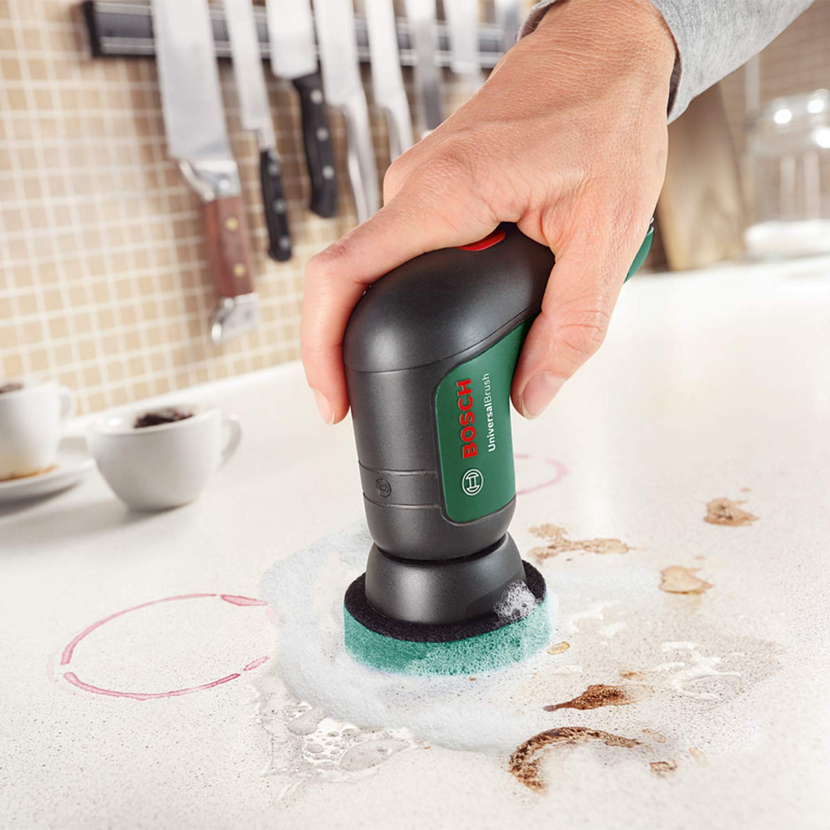 Bosch Pad Holder for UniversalBrush - Fastening System | Hook-and-Loop | Reusable 4