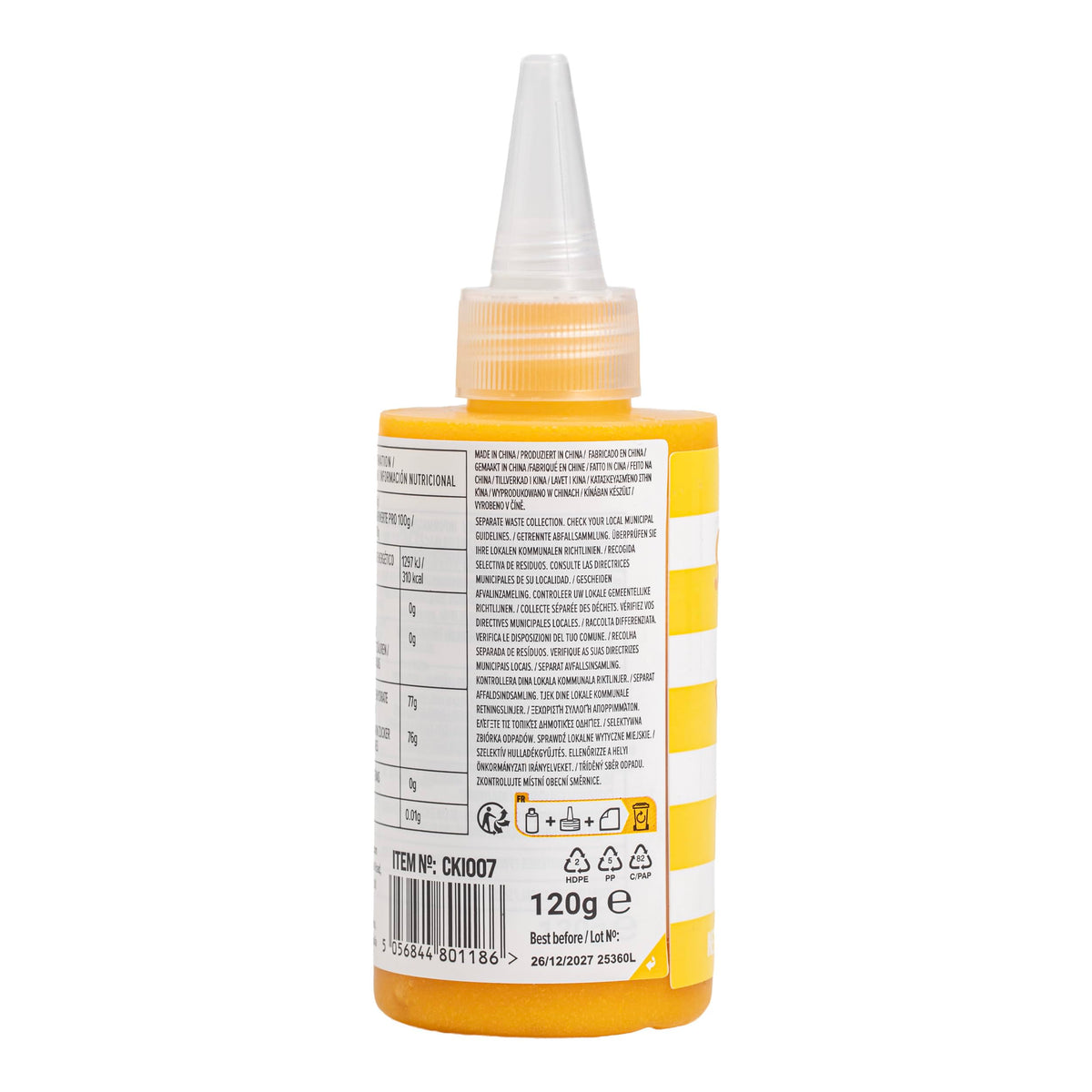 PME Yellow Biscuit Icing - Ready-to-Use Smooth & Vibrant Cookie Decorating Icing | 120g 3