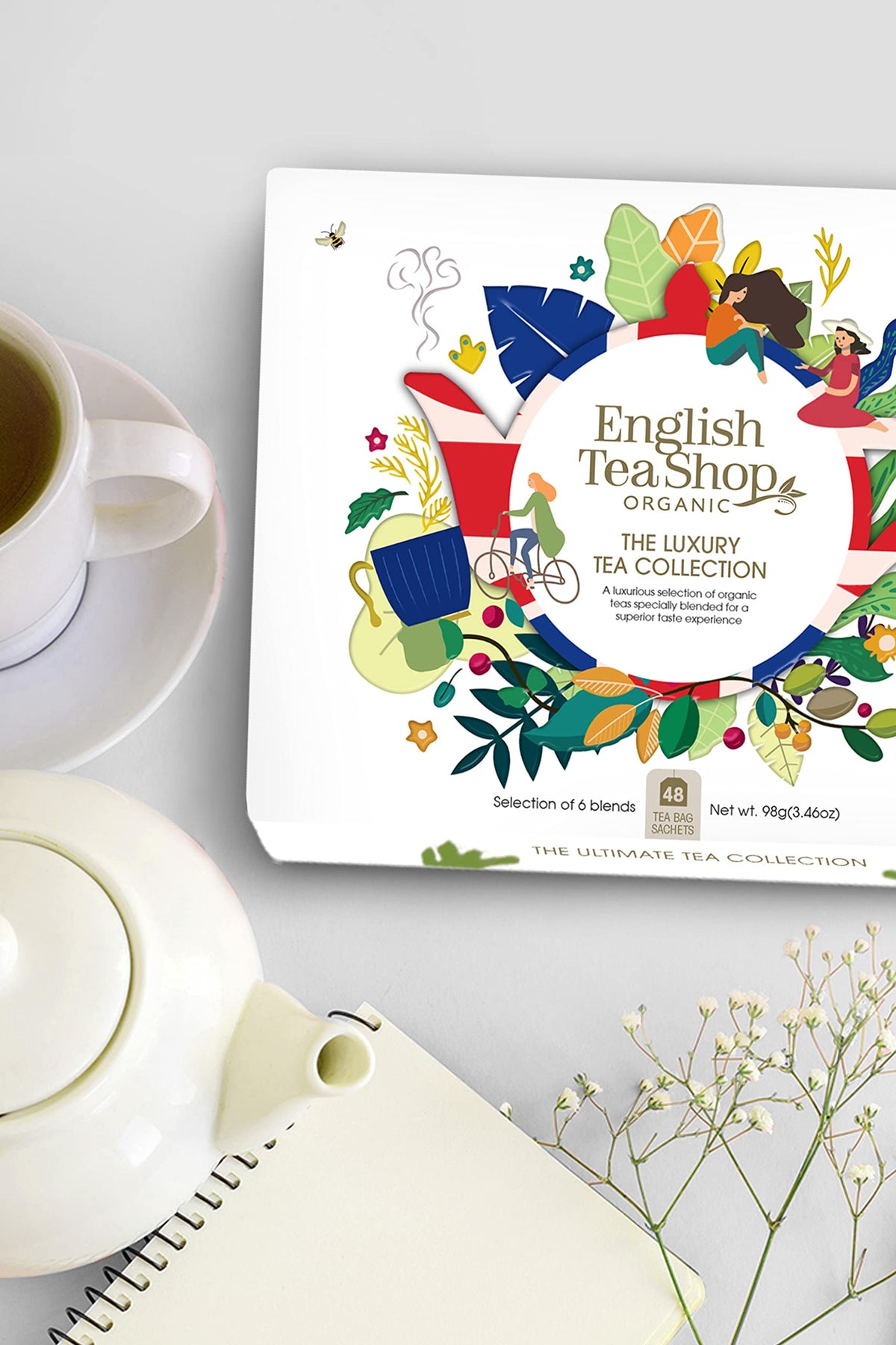 English Tea Shop Luxury Tea Collection - 48 Organic Tea Bags, 6 Flavors 5