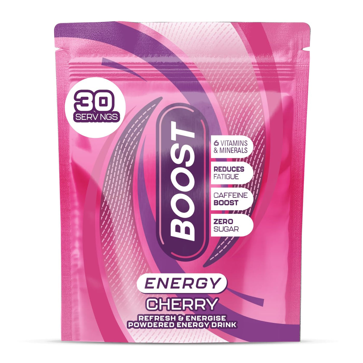 Boost Energy Powder Cherry - Zero Sugar, 30 Servings 1