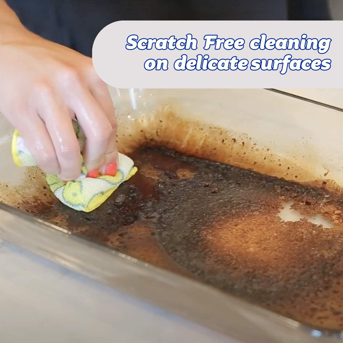 Scrub Daddy Scour Daddy Essentials - Pack of 4 | Scratch-Free Scouring | FlexTexture Core 6