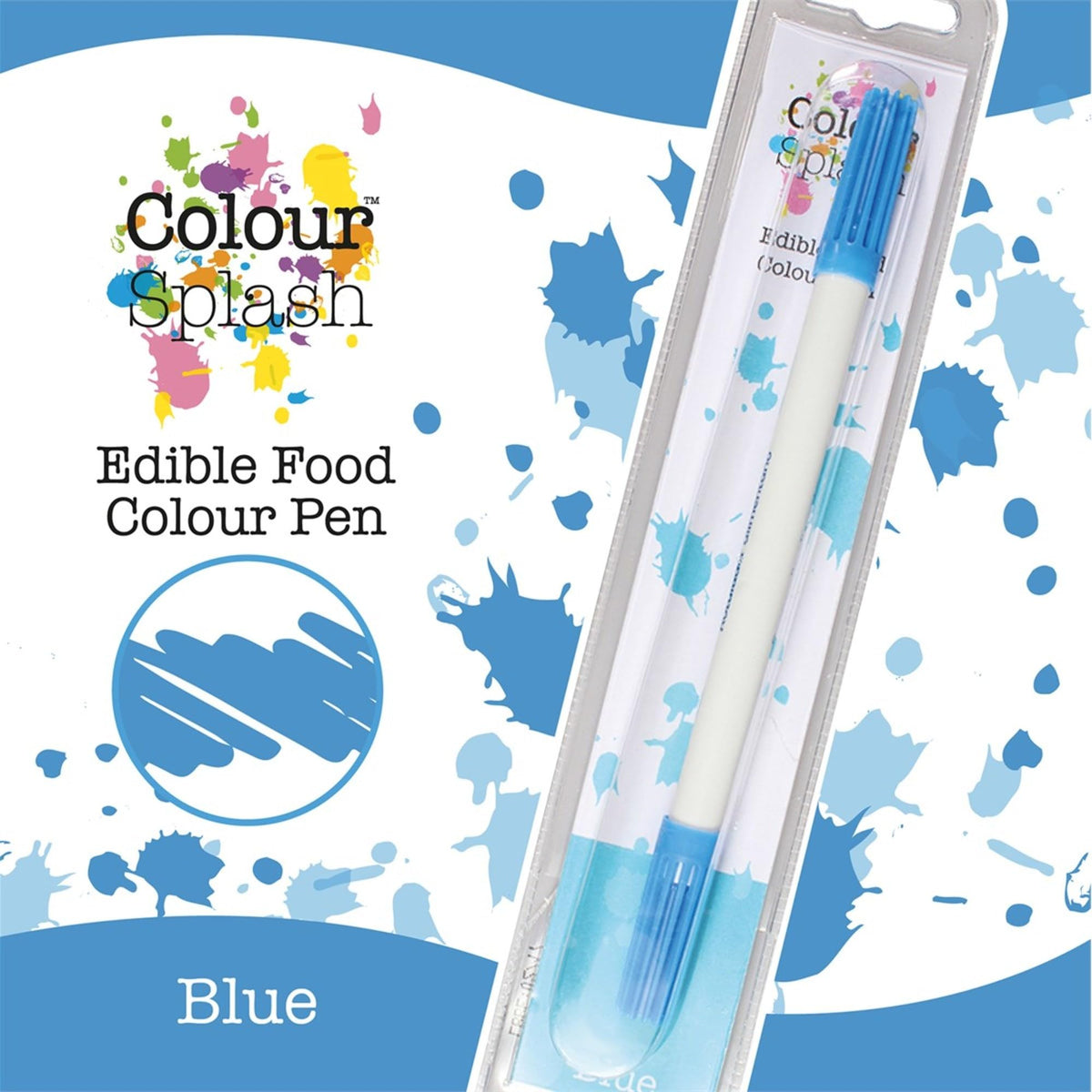 Colour Splash Edible Food Colouring Pens - Dual Tip, 8 Colours, 2ml Pack of 1