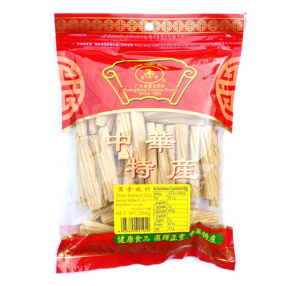 Zheng Feng Golden Beancurd Stick - 200g
