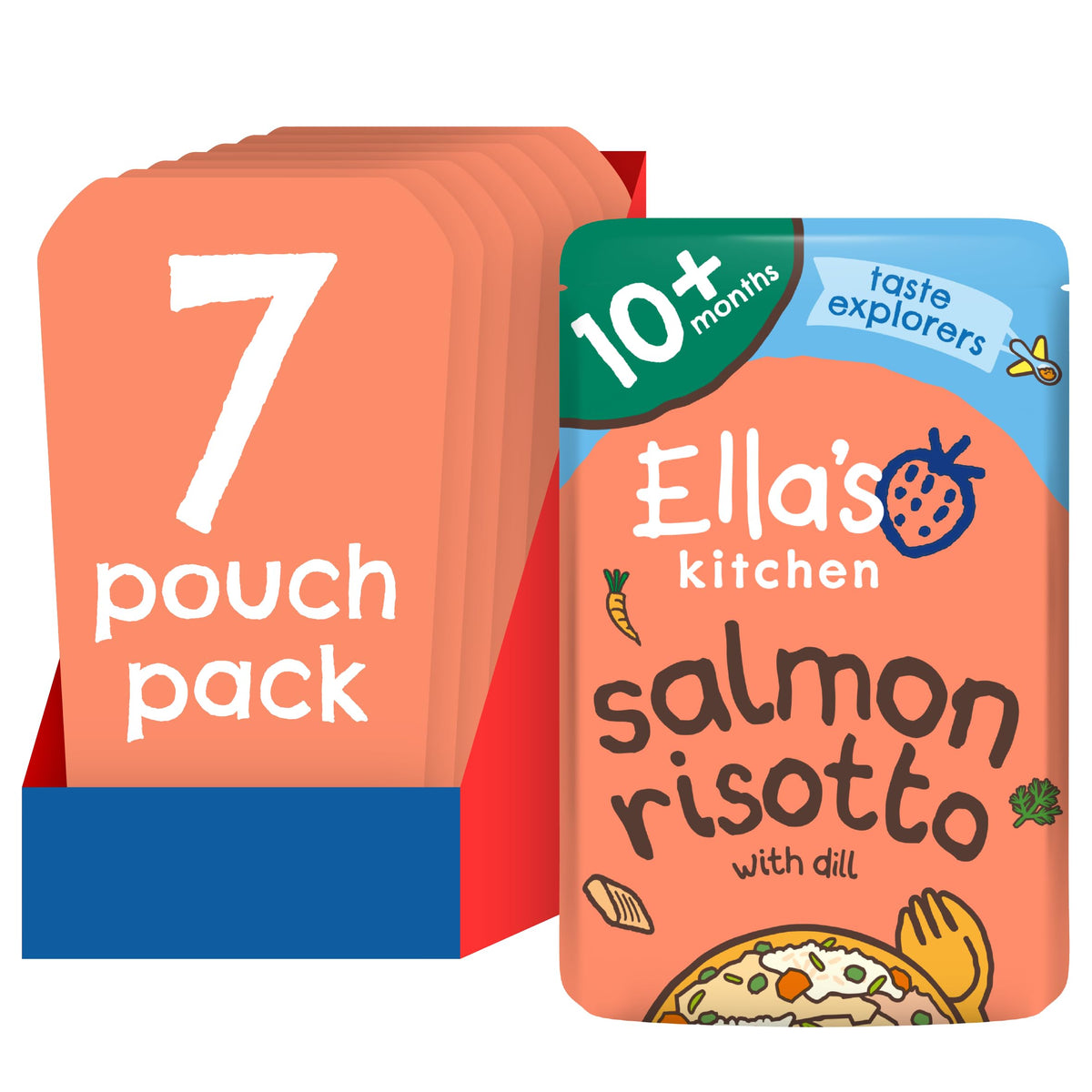 Ella's Kitchen Organic Salmon Risotto - Stage 3 (10 Months+) - 190g