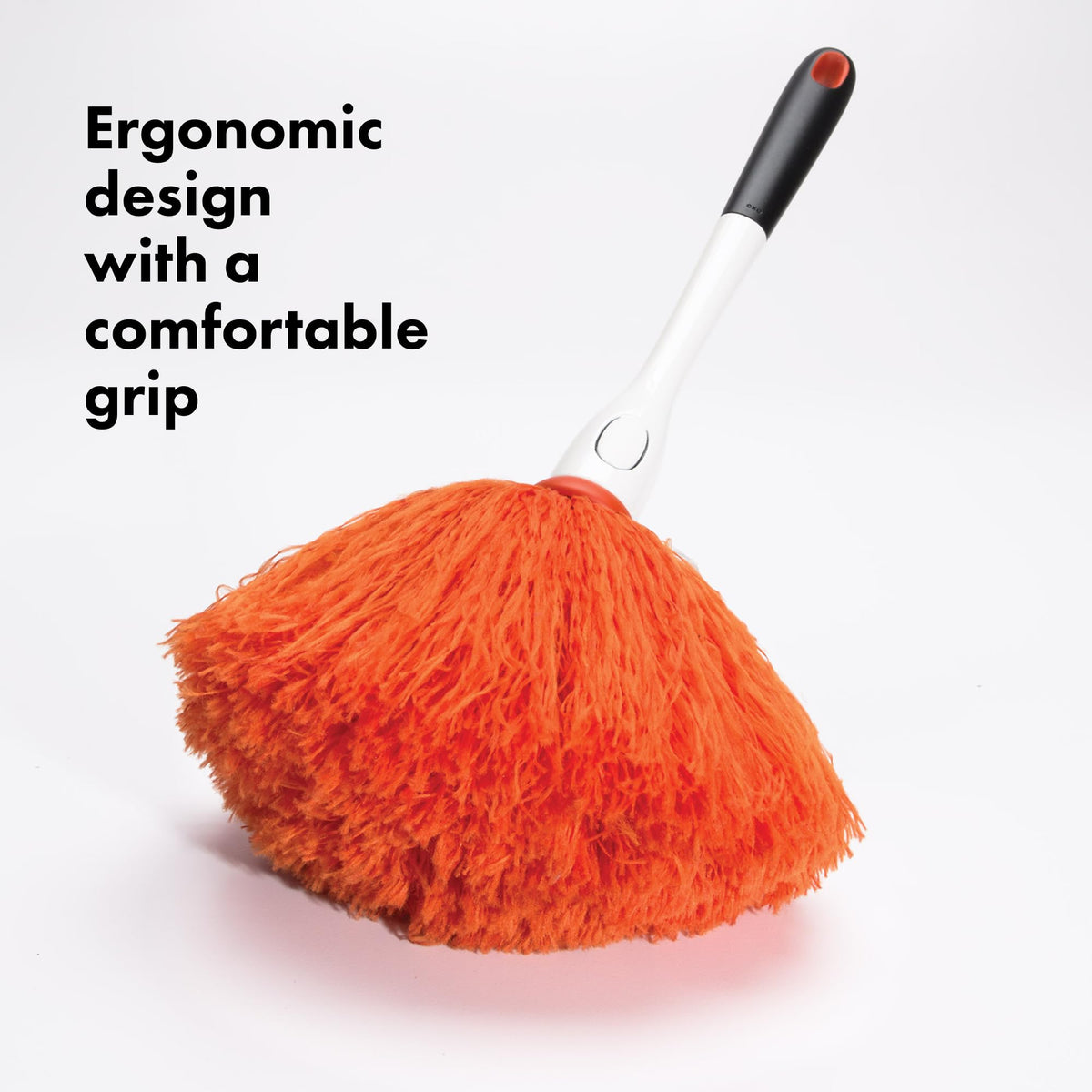 OXO Good Grips Microfiber Delicate Duster - Machine Washable Head | Orange 4