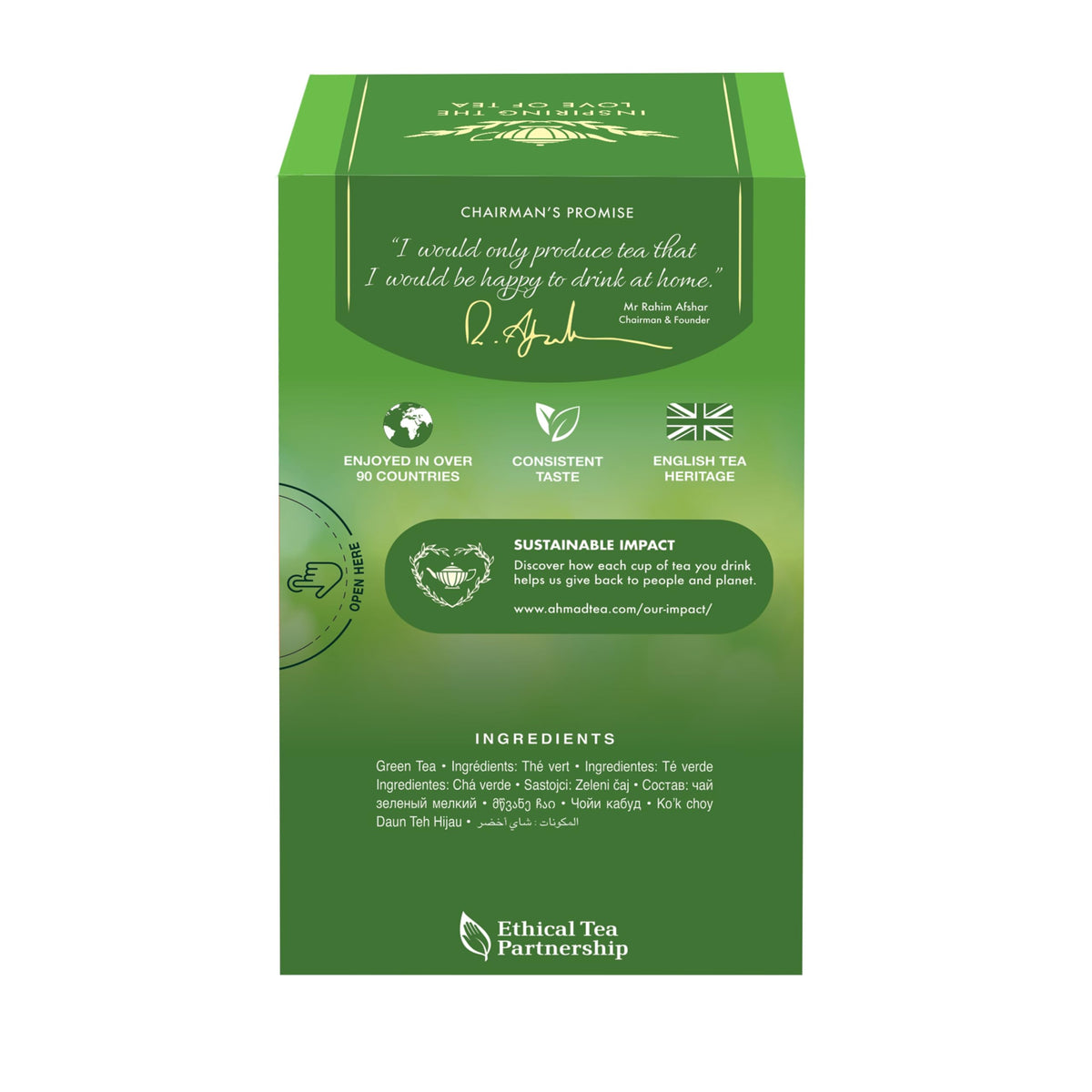 Ahmad Tea Pure Green Tea - 20 Teabags 3