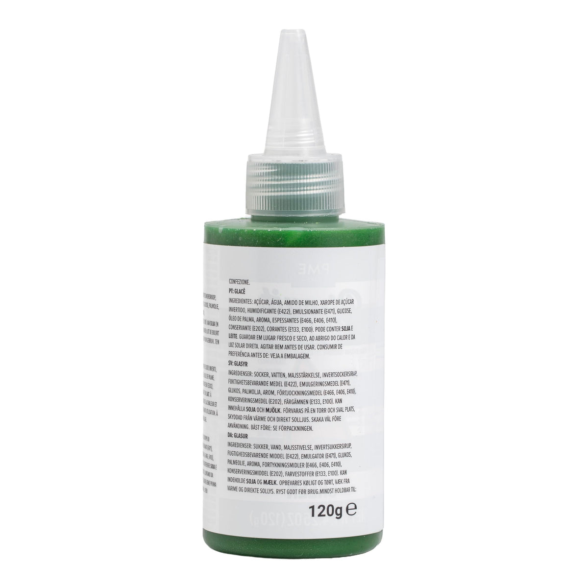 PME Green Biscuit Icing - Ready-to-Use for Cookie Decorating | 120g 10