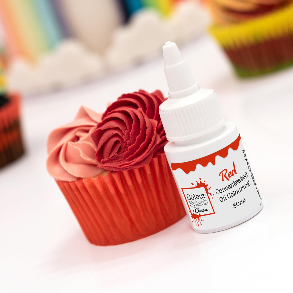 Colour Splash Oil Based Food Colouring - Red | 30ml Bottle 7