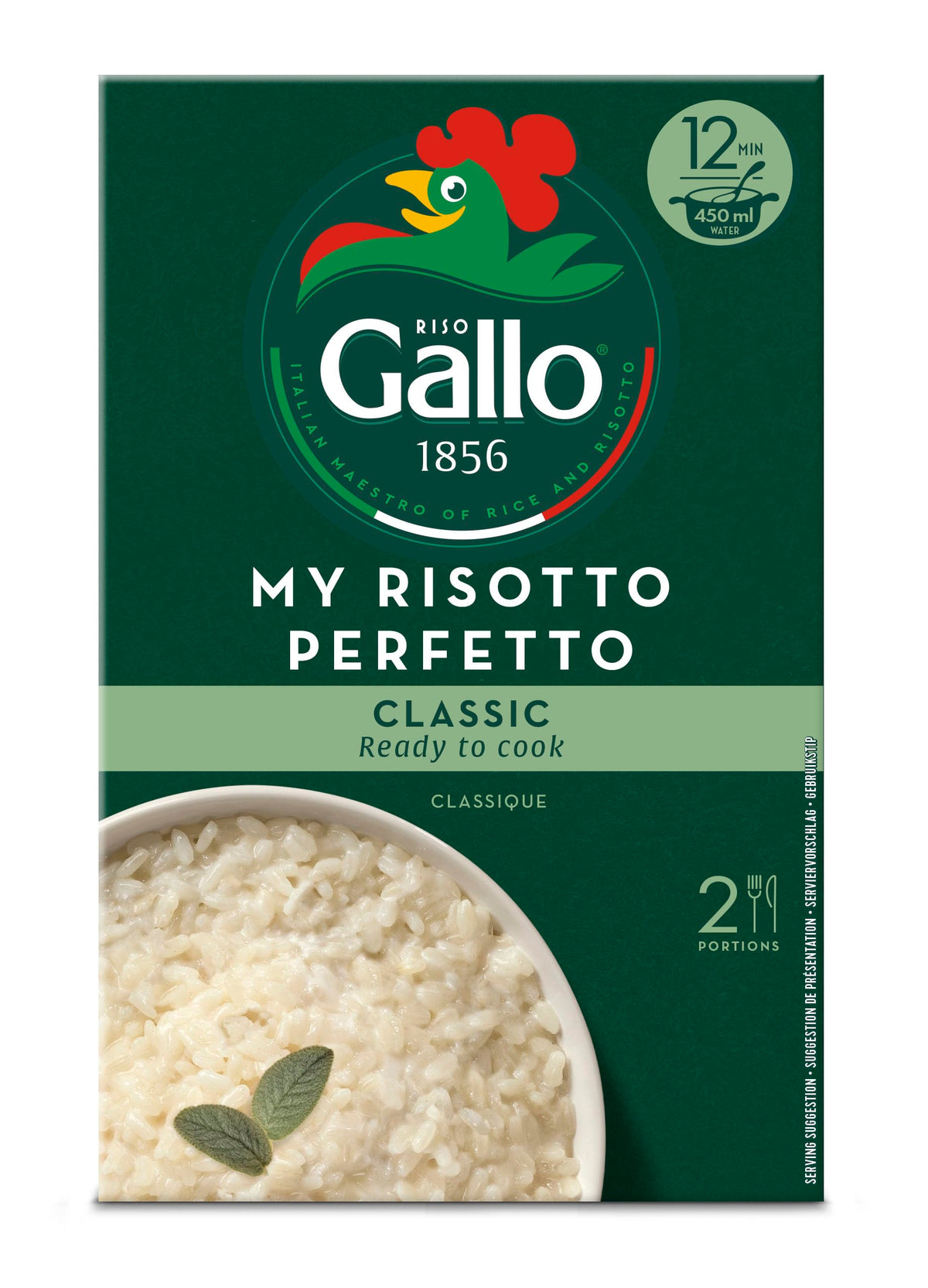 Riso Gallo My Risotto Perfetto Classic - Easy Italian Risotto | 175g x 6