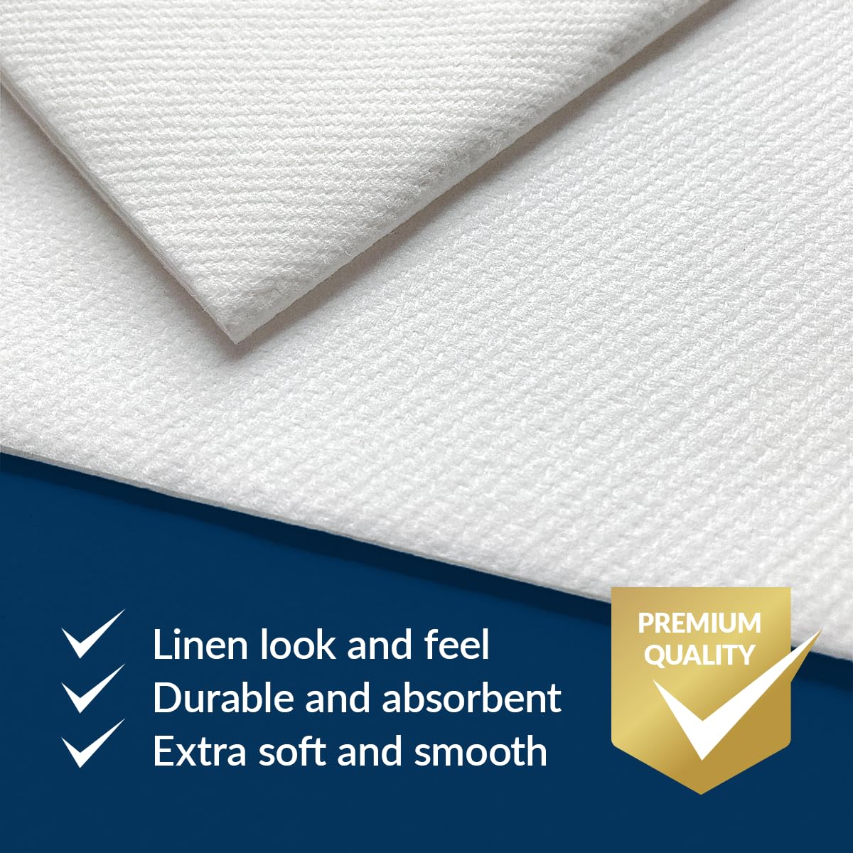 PAW Decor Collection Linen Feel Napkins - Citrus Baroque, 40 x 40 cm, 50 Pack 3