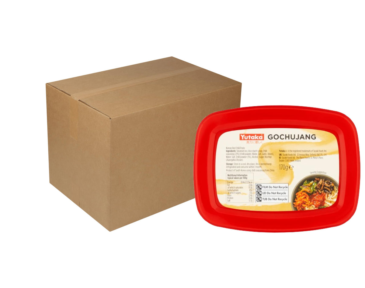 Yutaka Gochujang - Authentic Korean Red Pepper Paste | 170g (Pack of 6)