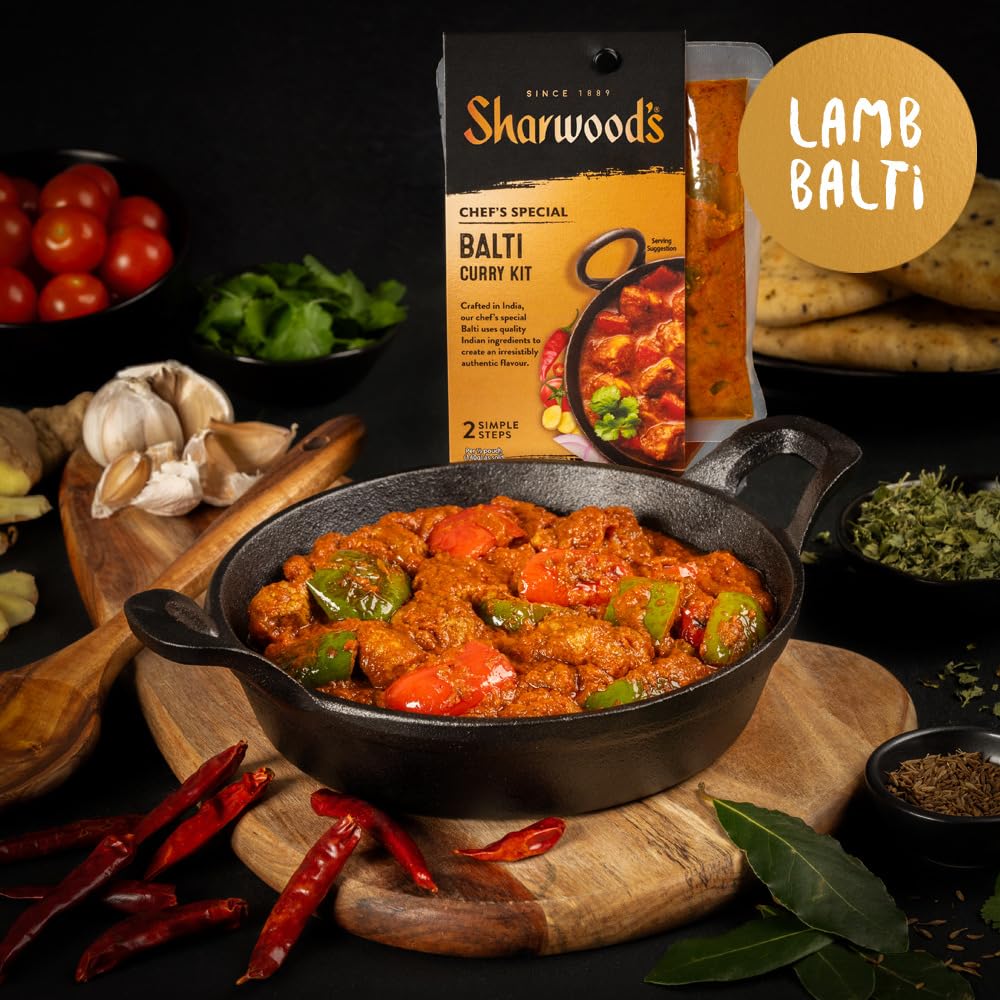 Sharwood's Chef's Special Balti Curry Kit - Authentic Indian Flavours | 5 x 280g Packs 5