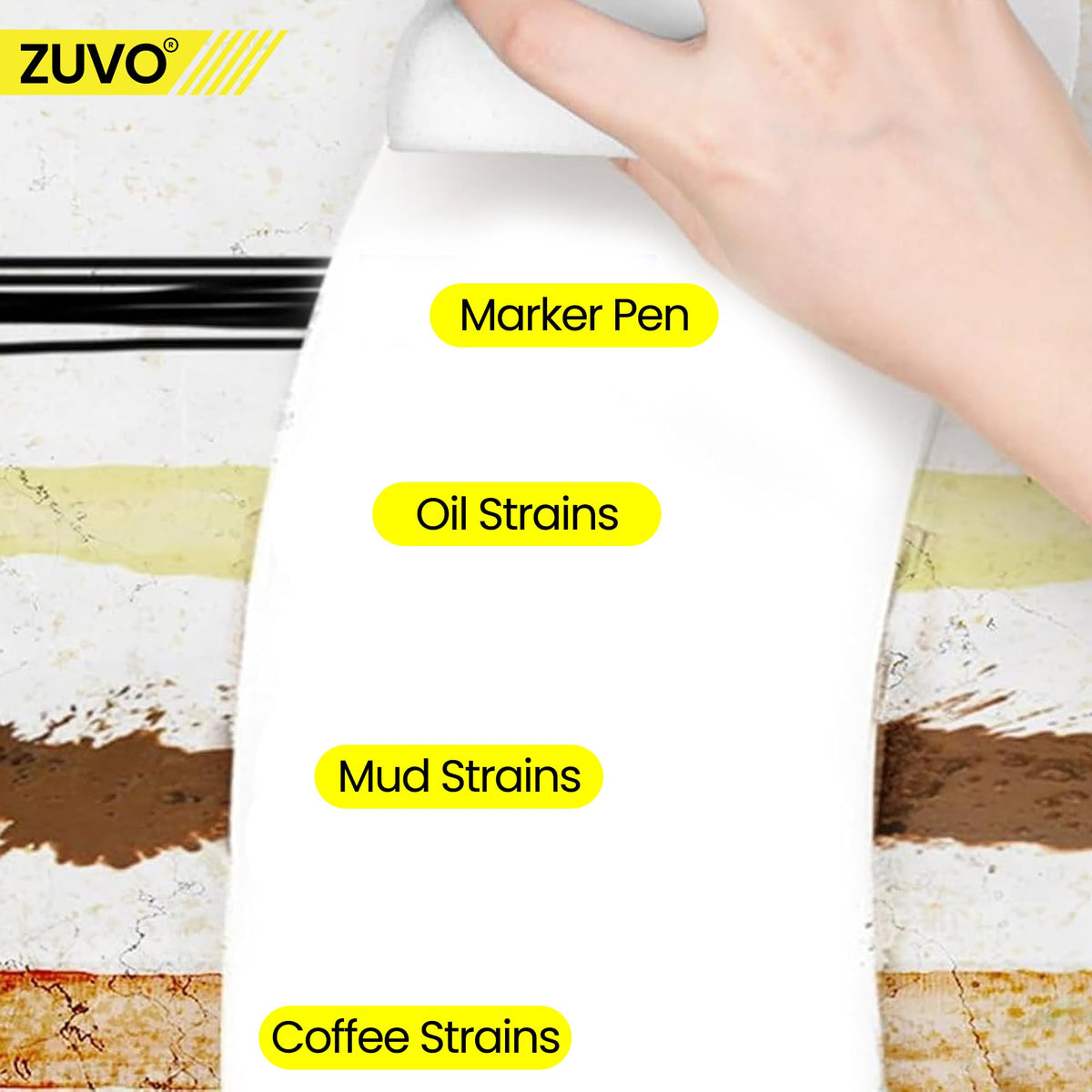 Zuvo Magic Eraser Sponge - Melamine Foam Wall & Surface Cleaner, 48 Pack 7
