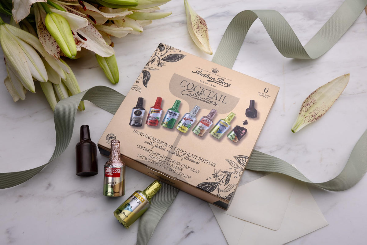 Anthon Berg Chocolate Cocktails - 6 Assorted Liqueur Filled Bottles | 115g 3