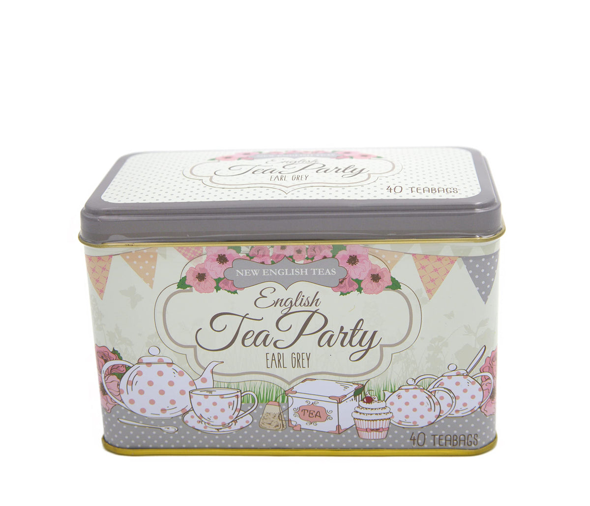 New English Teas Earl Grey Tea Tin - 40 Teabags | Black Tea, Bergamot Flavouring 1