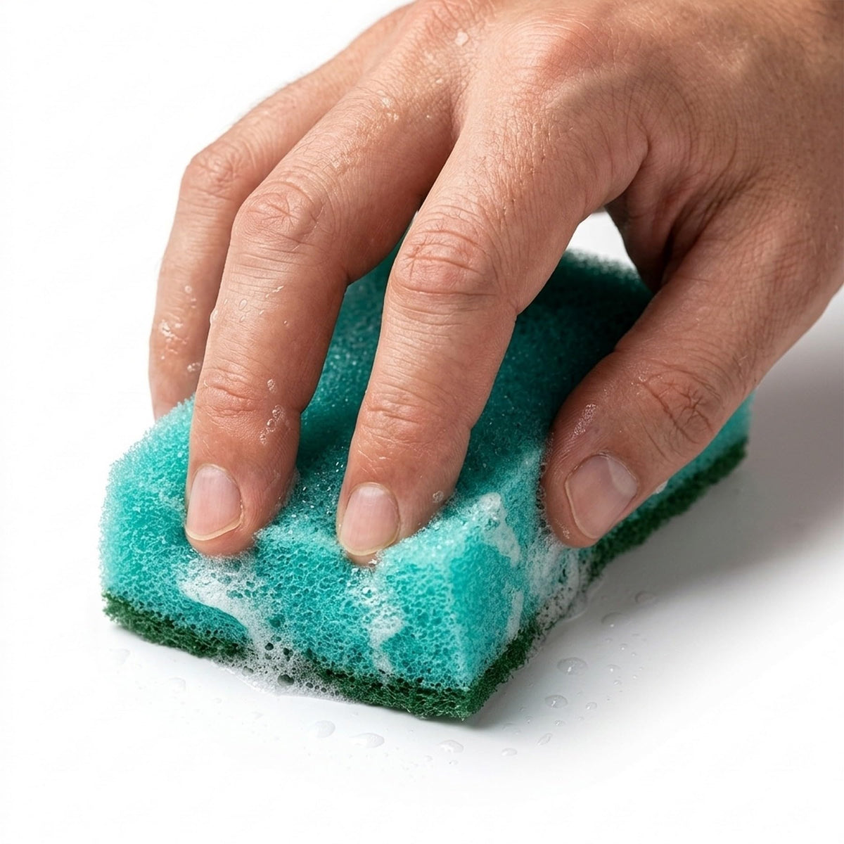 IDEA HOME Ms. KITCHEN Dishwashing Sponge - Dual-Sided Scrubber | Set of 10 | Multicolor 9