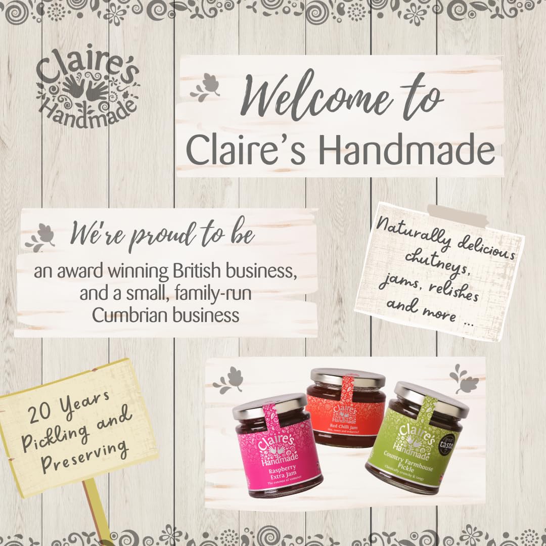 Claire's Handmade Lakeland Farmhouse Chutney - Gently Spiced Tomato & Apple | 200g 4