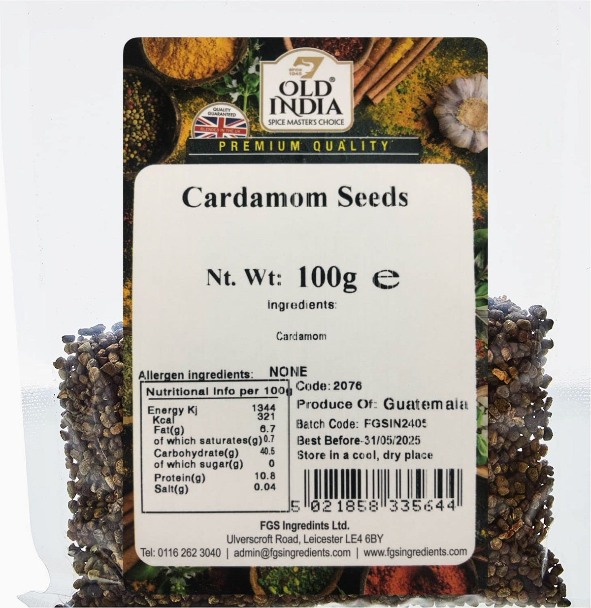 Old India Cardamom Seeds - 100g (Pack of 3) 2