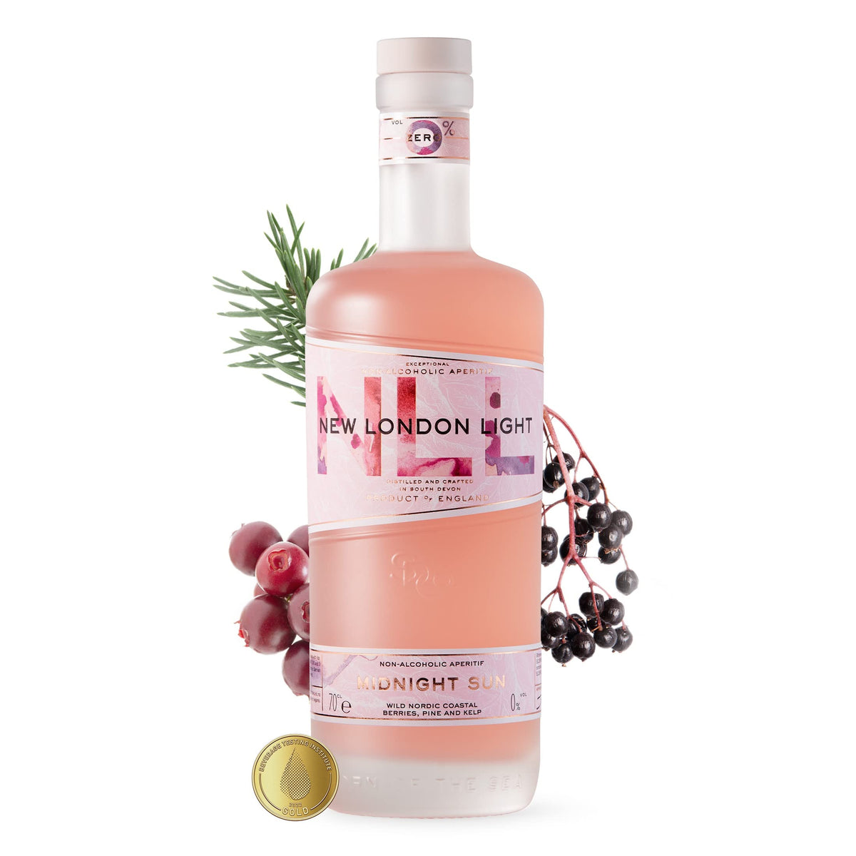New London Light Midnight Sun Non-Alcoholic Aperitif - 70cl