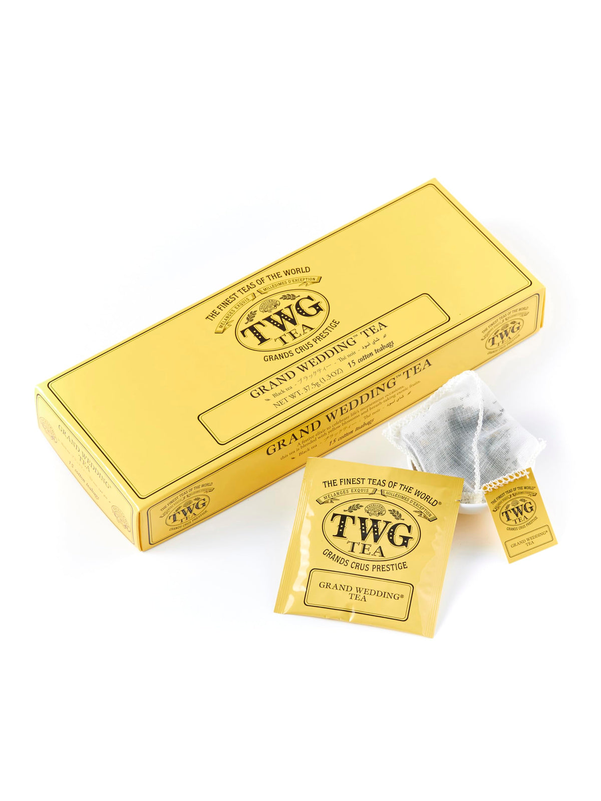 TWG Tea Grand Wedding Tea - Black Tea with Sunflowers & Exotic Fruits, 15 Teabags