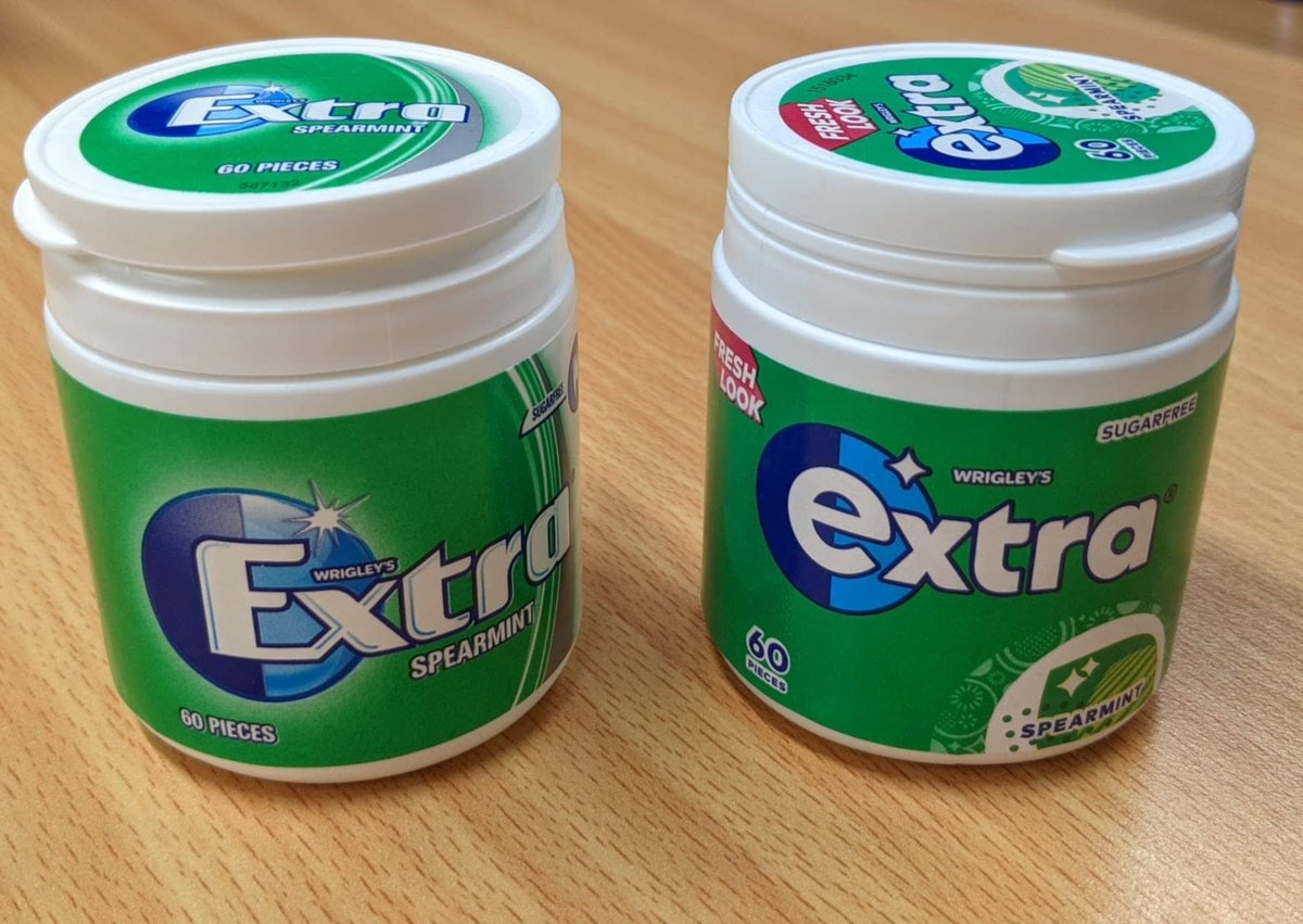 Extra Spearmint Sugar-Free Chewing Gum Bottle - 60 Pieces 5