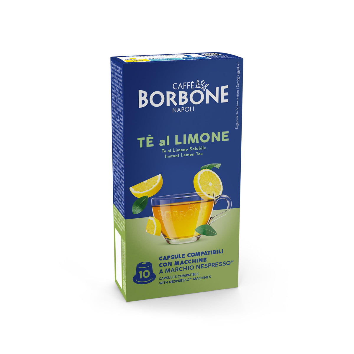 Caffè Borbone Lemon Tea Capsules - 60 Count | Gluten-Free | Nespresso Compatible
