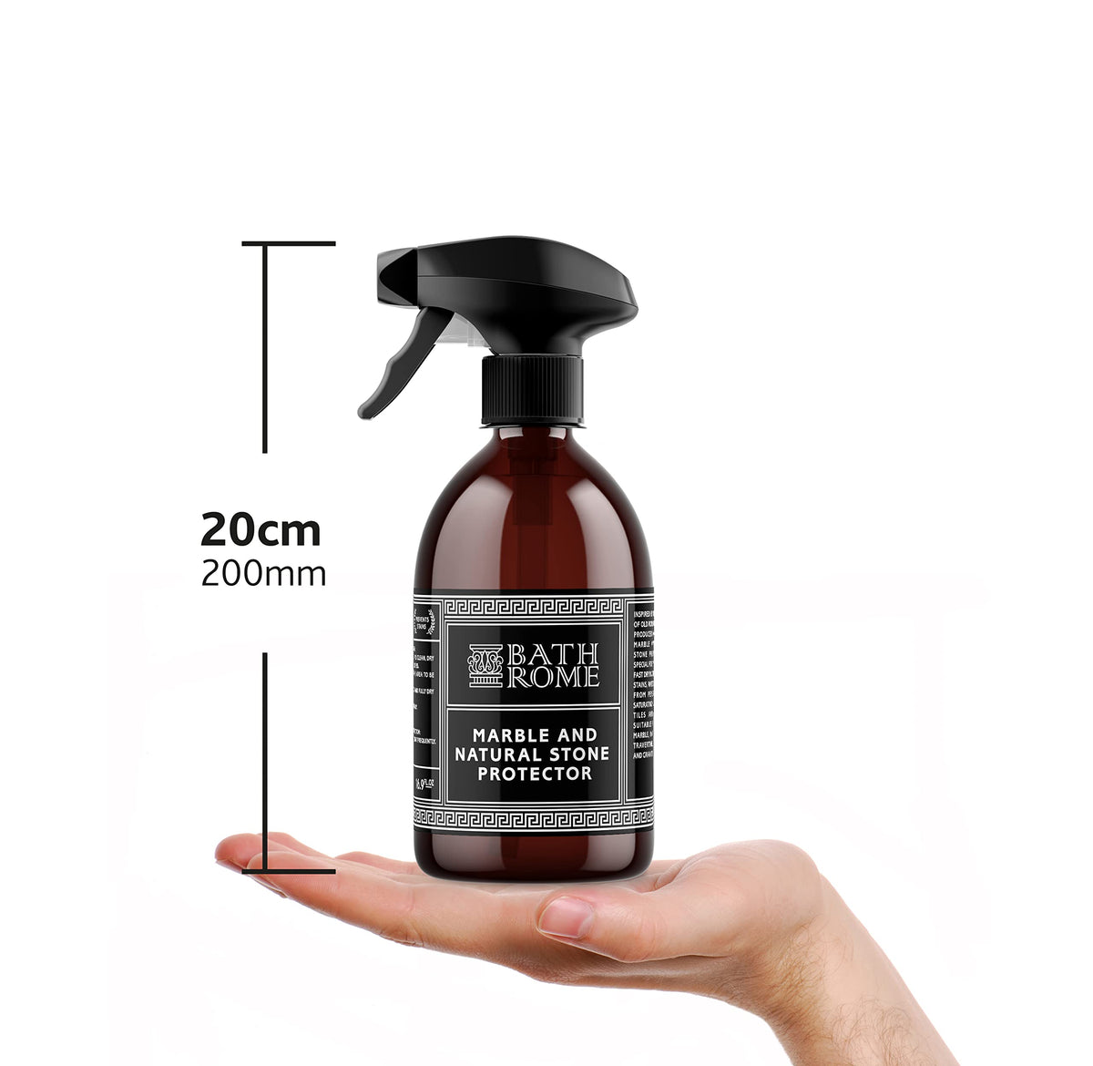 BathRome Marble & Natural Stone Impregnating Protector - Fast Drying, Invisible Protection | 500 ml 2
