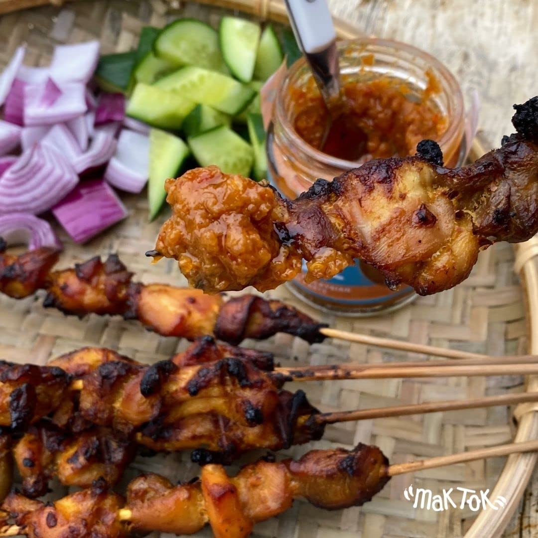 Mak Tok Authentic Malaysian Satay Chilli Paste - Mild Heat, All Natural Ingredients, Vegan Friendly, 190g 5