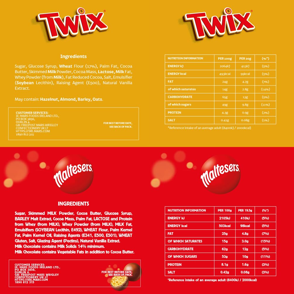 Mars Variety Pack - 30 Fun Size Chocolate & Sweet Bags | 540g 9