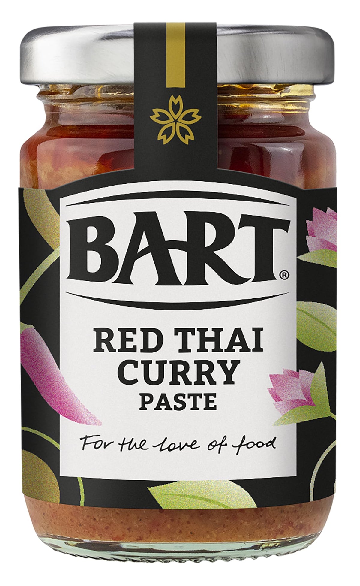 BART Red Thai Curry Paste - 6 x 90g Jars | Medium Heat | Authentic Thai Flavours
