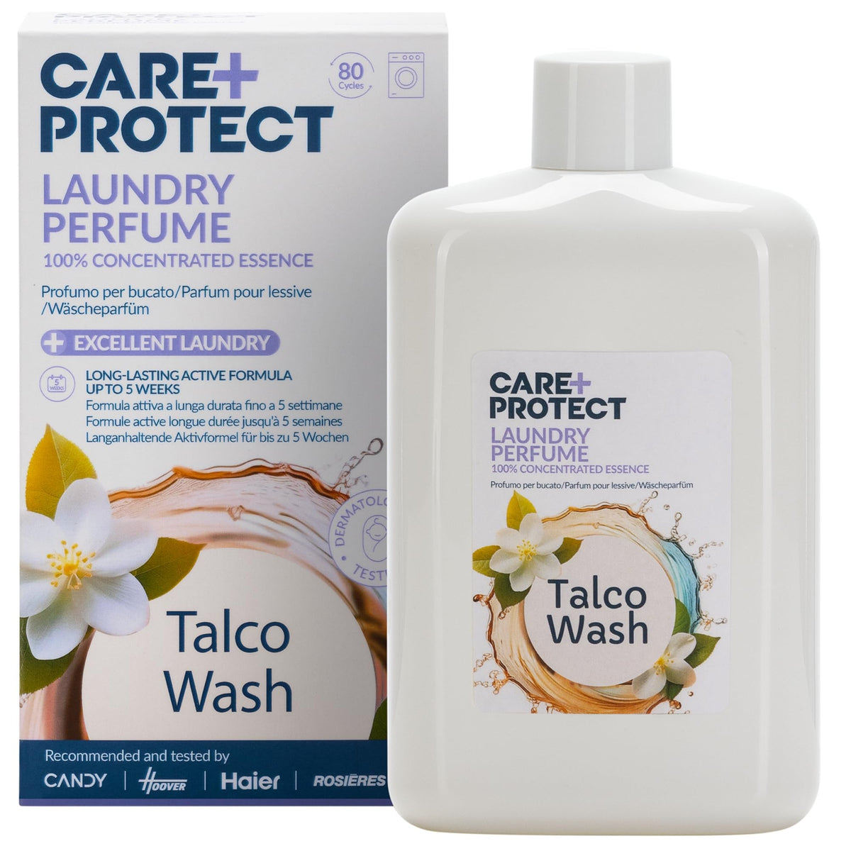 CARE + PROTECT Talco Wash Laundry Perfume - Long-Lasting Fragrance Up to 5 Weeks | 400ml